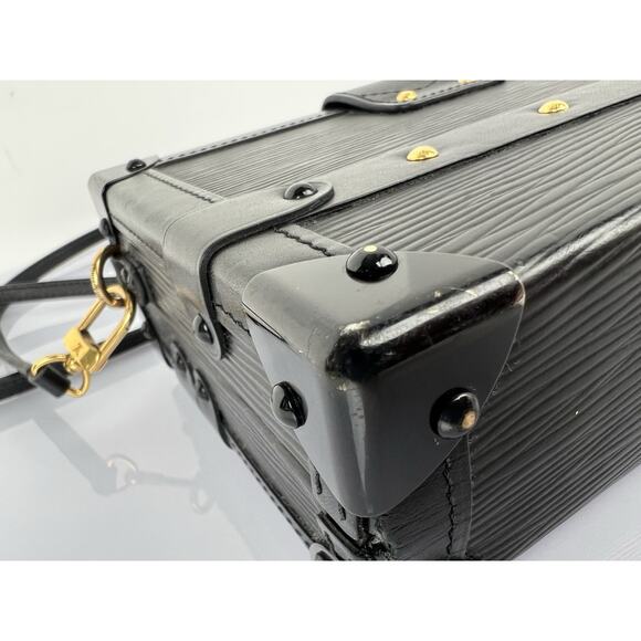 LOUIS VUITTON Petite Malle Epi Leather Crossbody Bag in Black - Picture 11 of 16